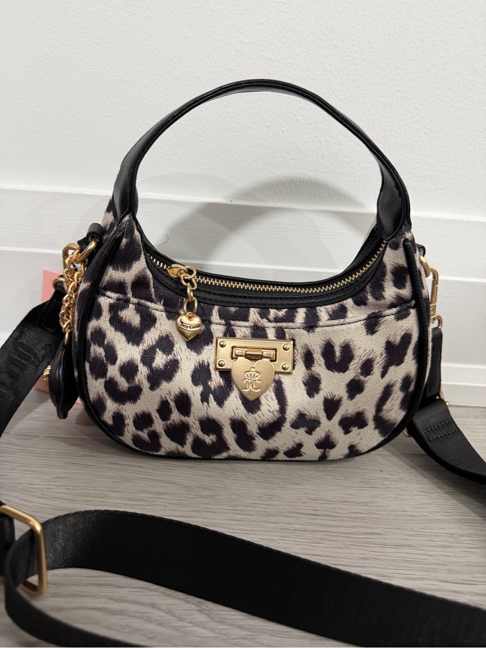 Cute Mini Leopard Juicy Couture Shoulder/Crossbody Bag